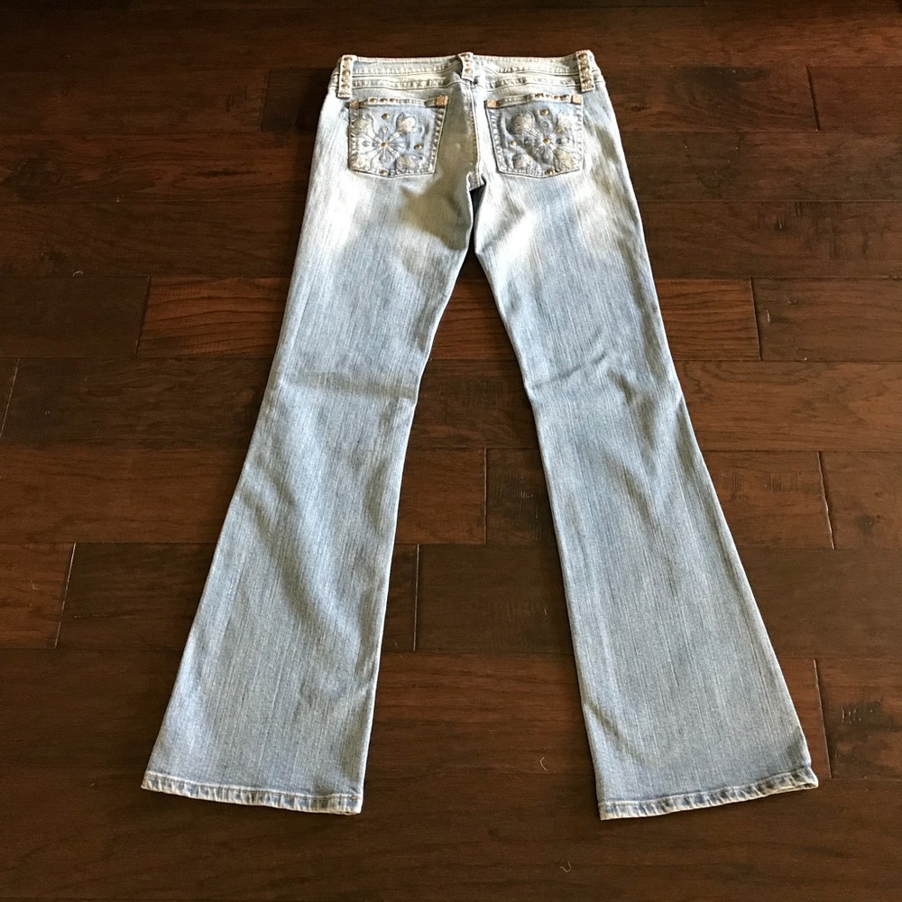 Twenty X Houston Light Wash Gold Studded Jean